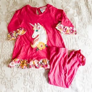 NEW 🏷 Jumping Fences Unicorn Ruffle Set